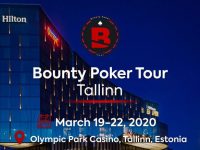 Начало покерного тура Bounty Poker Tour в казино Olympic Park в Таллинне 19-22 марта