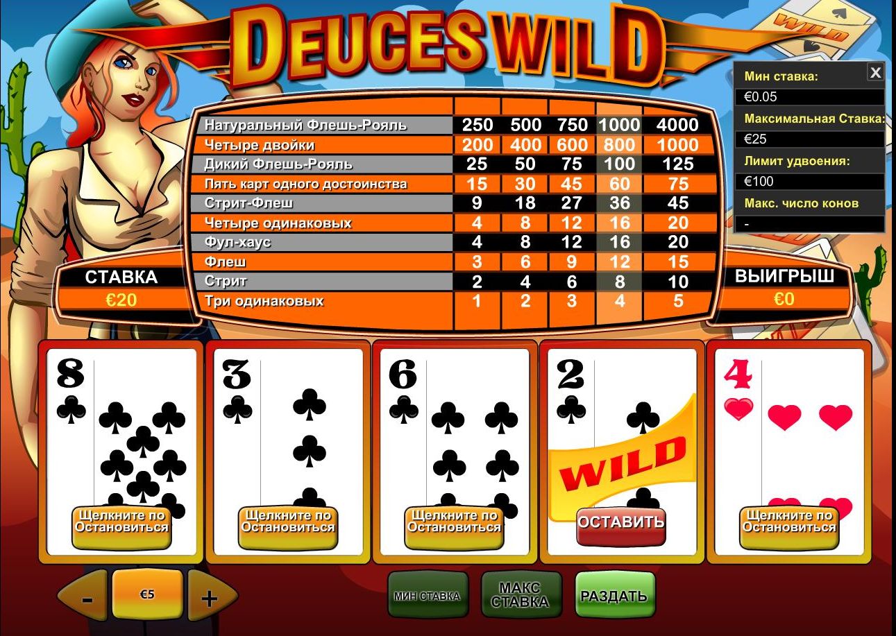 Игровой Автомат Deuces Wild Poker